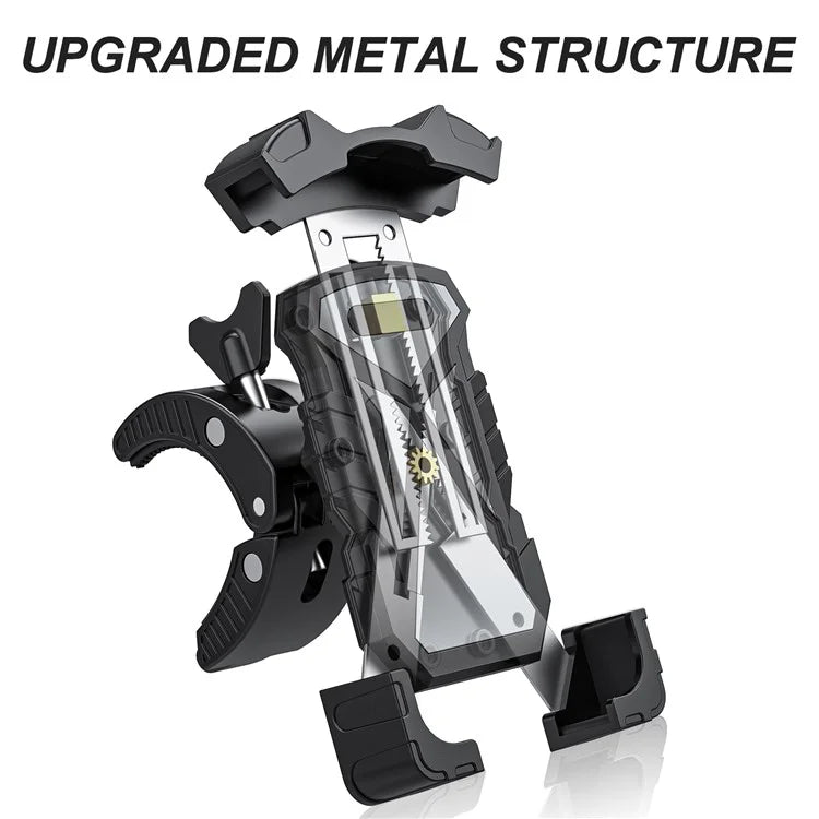 L101+M011 Bicycle Handlebar Phone Holder E-Bike Motorcycle Fixed Phone Mount for Cycling