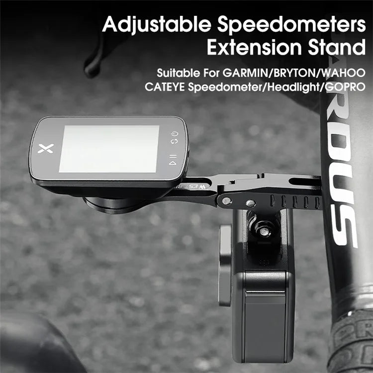 WEST BIKING YP0719356 Bicycle Computer Holder Aluminum Alloy Cycling Speedometer Bike Handlebar Bracket