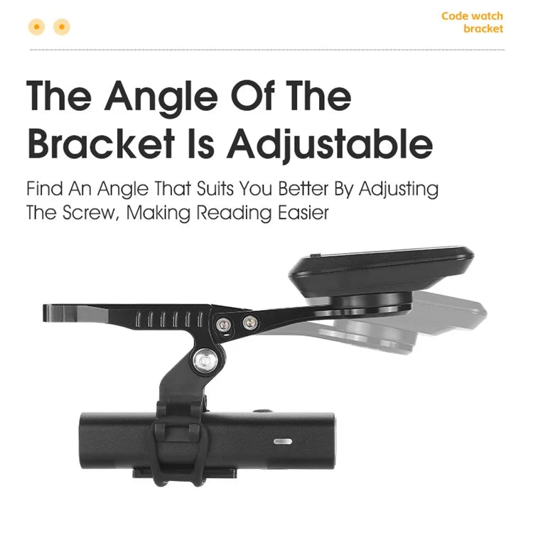 WEST BIKING YP0719356 Bicycle Computer Holder Aluminum Alloy Cycling Speedometer Bike Handlebar Bracket