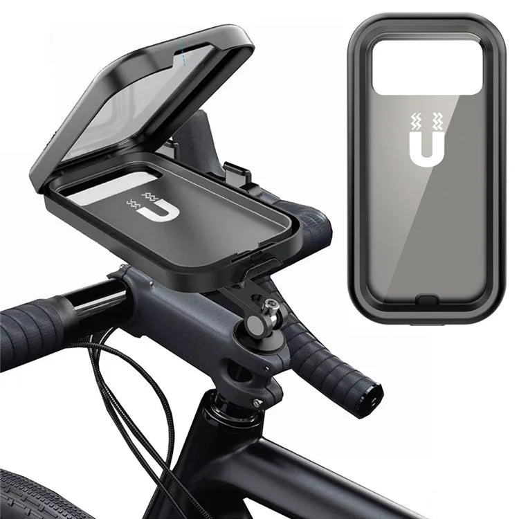 HL-159 Bicycle Stem Phone Mount Waterproof Bike Motorcycle Rotation Phone Holder Bracket