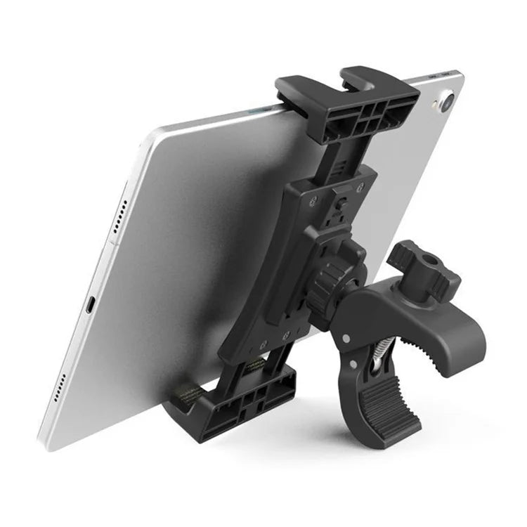 HT-P20 Bike Phone Mount Holder Bicycle Handlebar Clamp for 4.5''-12.9'' Phones Tablets