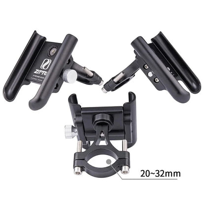 ZTTO Z82 360 Degree Adjustable Aluminum Alloy Phone Holder for Motorcycle / Road Bike / Electric Bicycle