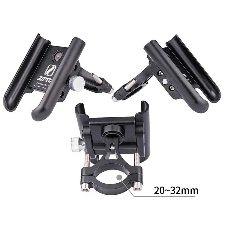 ZTTO Z82 360 Degree Adjustable Aluminum Alloy Phone Holder for Motorcycle / Road Bike / Electric Bicycle