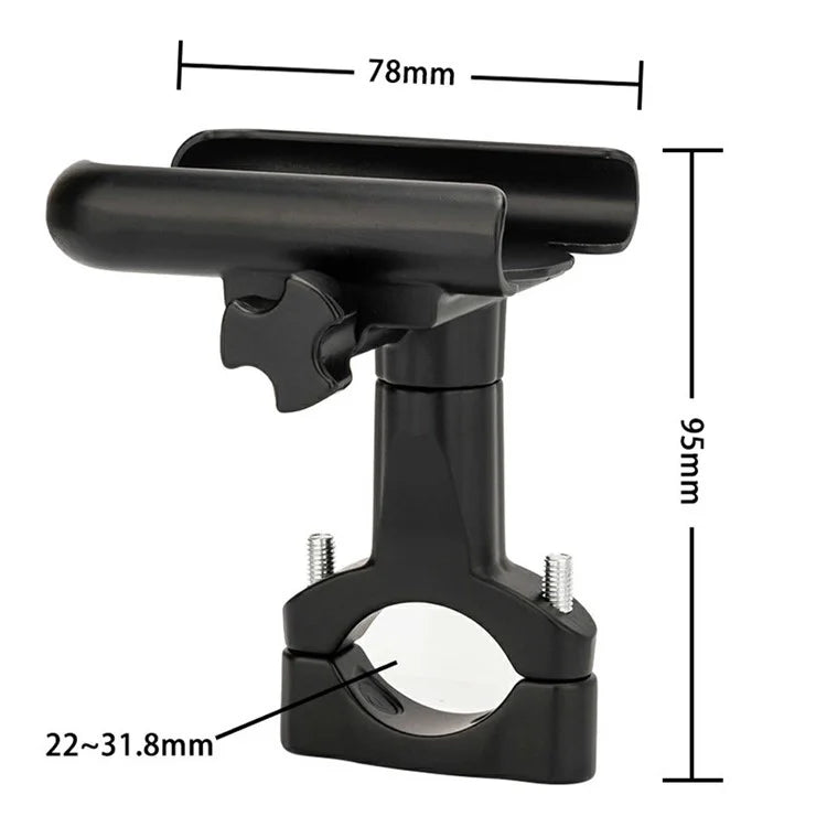ZTTO Z85 Aluminum Alloy Bike Phone Holder Anti-Drop Fixed Phone Mount For 60-100mm Phone