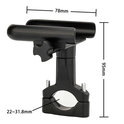 ZTTO Z85 Aluminum Alloy Bike Phone Holder Anti-Drop Fixed Phone Mount For 60-100mm Phone