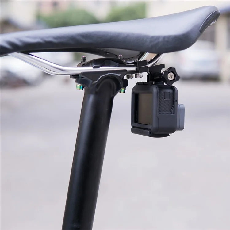 ZTTO For GoPro / Xiaomi Yi Camera Bike Under Seat Camera Holder Aluminum Alloy Bracket
