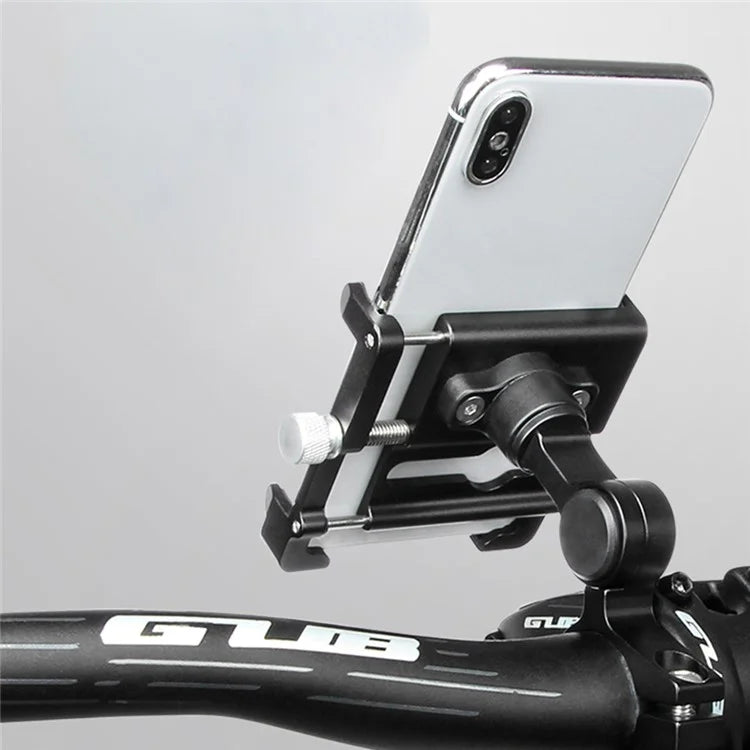 GUB PLUS 19 Adjustable Angle Aluminum Alloy Bicycle Handlebar Mount Phone Holder