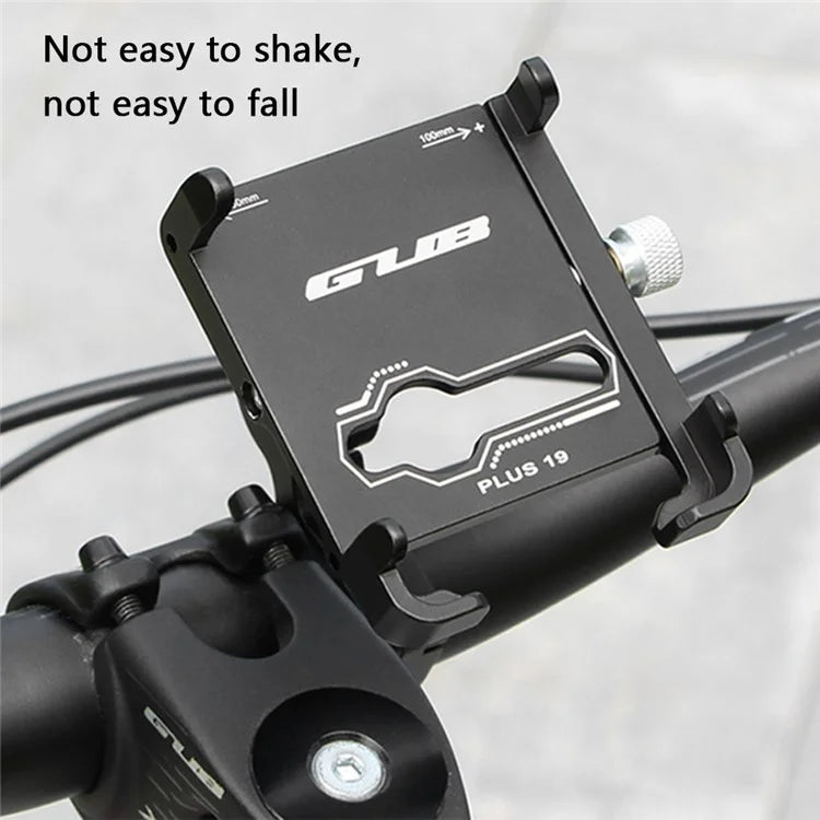 GUB PLUS 19 Adjustable Angle Aluminum Alloy Bicycle Handlebar Mount Phone Holder
