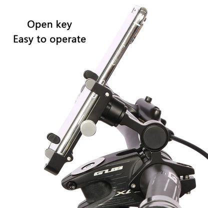 GUB PLUS 19 Adjustable Angle Aluminum Alloy Bicycle Handlebar Mount Phone Holder