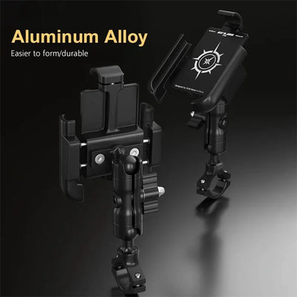 GUB P50 E-Bike Bicycle Motorcycle Cellphone Bracket Aluminum Alloy Cycling Phone Holder