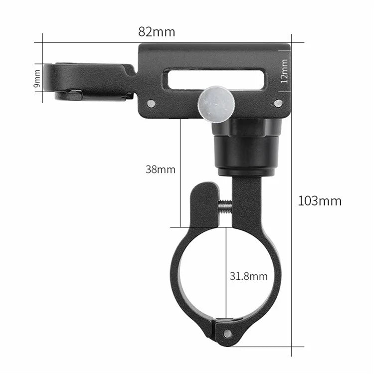 GUB P30 Aluminum Alloy Phone Holder Bike Cell Phone Mount Cycling Bracket