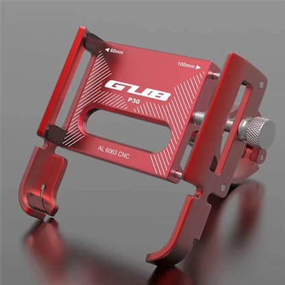 GUB P30 Aluminum Alloy Phone Holder Bike Cell Phone Mount Cycling Bracket