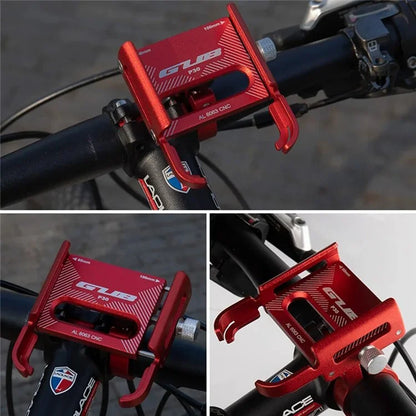 GUB P30 Aluminum Alloy Phone Holder Bike Cell Phone Mount Cycling Bracket