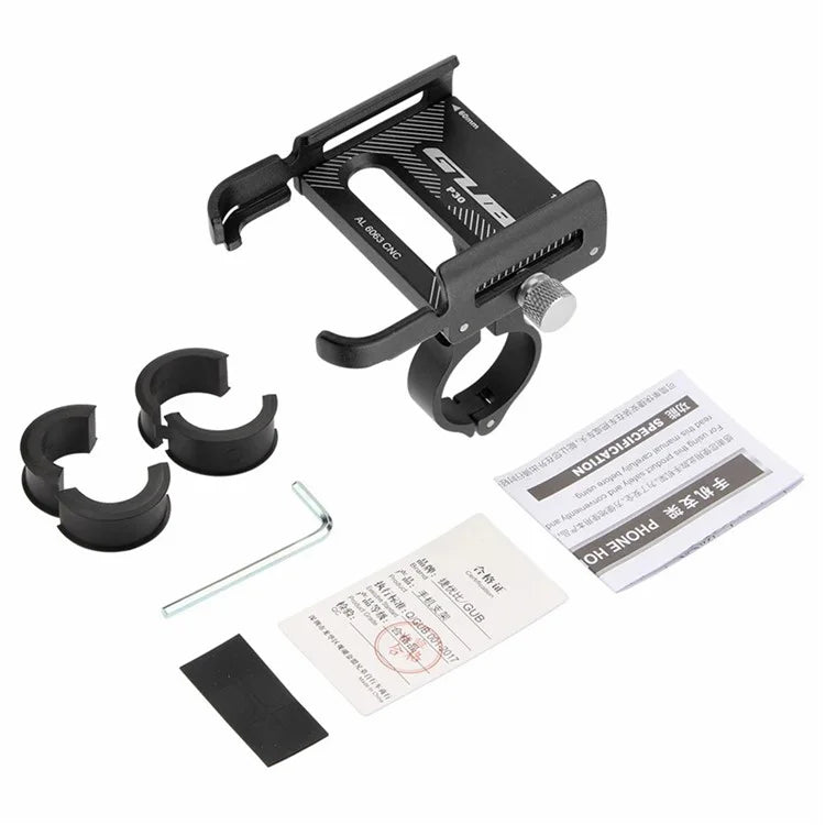 GUB P30 Aluminum Alloy Phone Holder Bike Cell Phone Mount Cycling Bracket