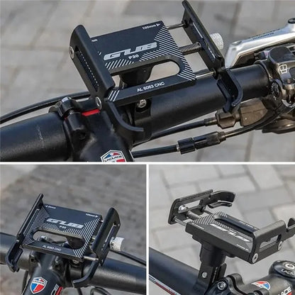 GUB P30 Aluminum Alloy Phone Holder Bike Cell Phone Mount Cycling Bracket