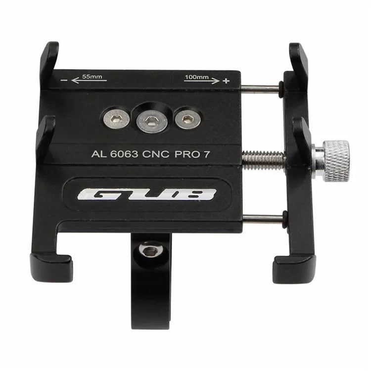GUB PRO7 Aluminum Alloy Bicycle Handlebar Mount for 55-100mm Cell Phone Holder Bracket