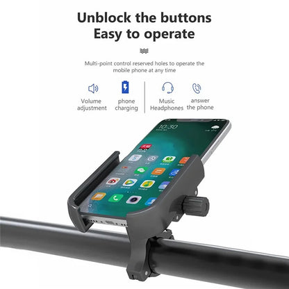 GUB P40 360 Degree Rotation Bicycle Handlebar Mount Aluminum Alloy Phone Holder Bracket
