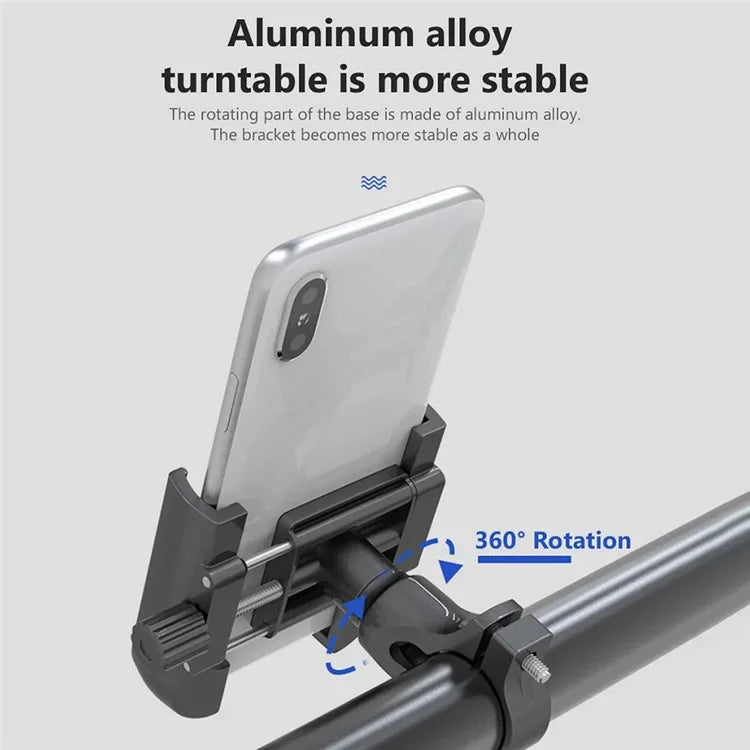 GUB P40 360 Degree Rotation Bicycle Handlebar Mount Aluminum Alloy Phone Holder Bracket
