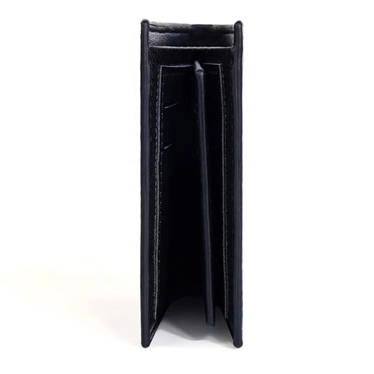 BAELLERRY D3045 Retro PU Leather Men Short Wallet RFID Blocking Cards Cash Carrying Bag
