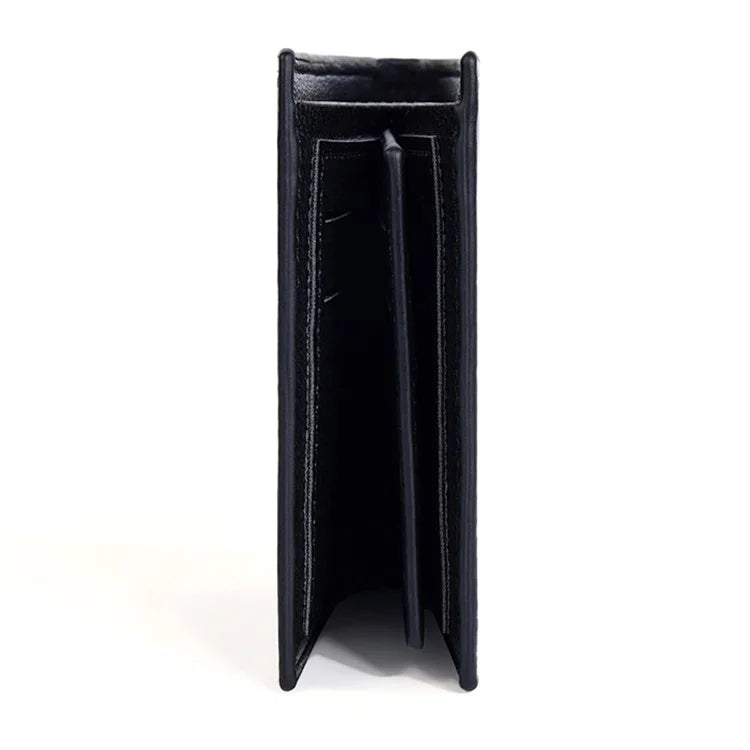 BAELLERRY D3045 Retro PU Leather Men Short Wallet RFID Blocking Cards Cash Carrying Bag