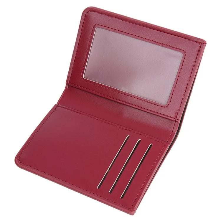 BAELLERRY NR106 PU Leather Men Women Simple Card Bag Short Wallet