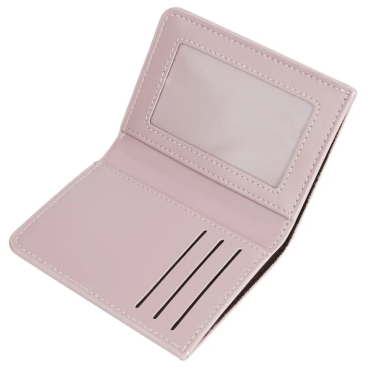 BAELLERRY NR106 PU Leather Men Women Simple Card Bag Short Wallet