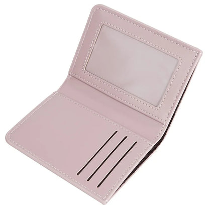 BAELLERRY NR106 PU Leather Men Women Simple Card Bag Short Wallet