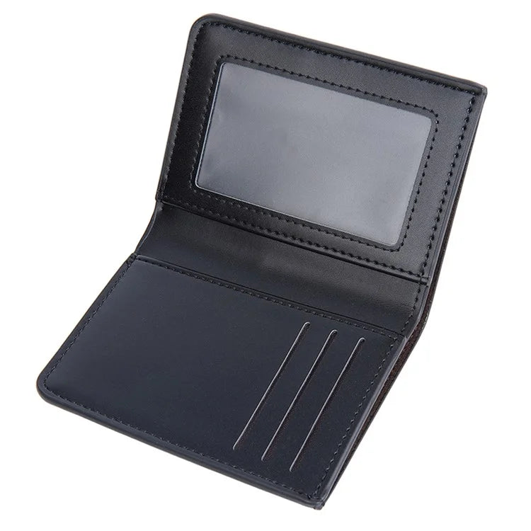 BAELLERRY NR106 PU Leather Men Women Simple Card Bag Short Wallet