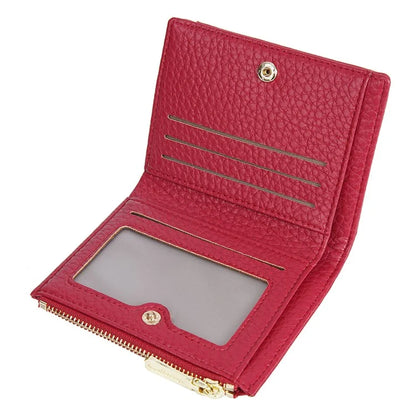 BAELLERRY NR110 Stylish PU Leather Women Short Wallet Zipper Pocket Coins Cards Cash Holder