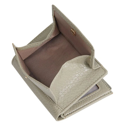 BAELLERRY NR110 Stylish PU Leather Women Short Wallet Zipper Pocket Coins Cards Cash Holder
