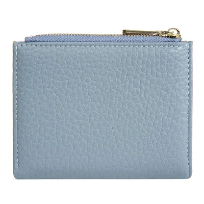 BAELLERRY NR110 Stylish PU Leather Women Short Wallet Zipper Pocket Coins Cards Cash Holder