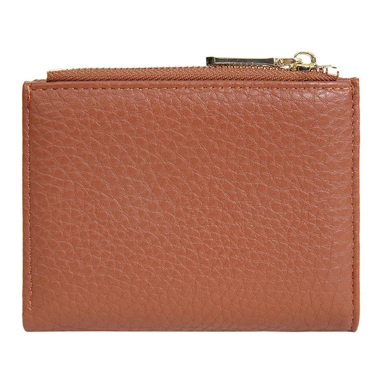 BAELLERRY NR110 Stylish PU Leather Women Short Wallet Zipper Pocket Coins Cards Cash Holder