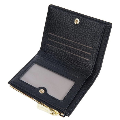 BAELLERRY NR110 Stylish PU Leather Women Short Wallet Zipper Pocket Coins Cards Cash Holder