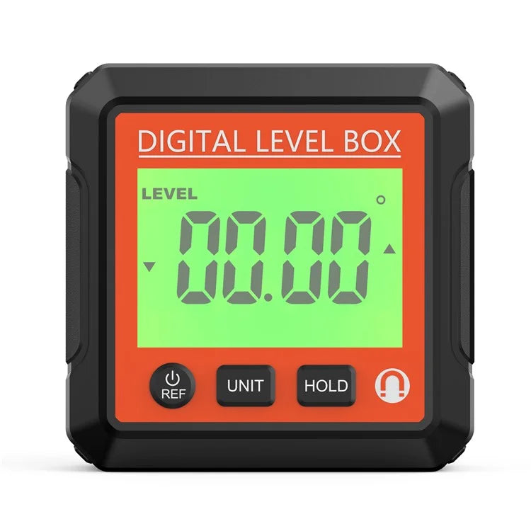 JD10 Digital Level Box Mini Angle Finder Magnetic Base LCD Bevel Gauge Inclinometer for Carpentry, without Bubble