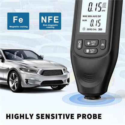 HW400 Automobile Thickness Gauge Car Paint Tester Thickness Coating Measuring Tool