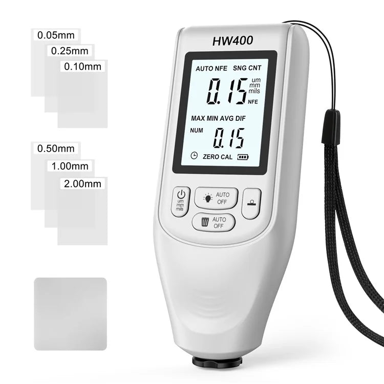 HW400 Automobile Thickness Gauge Car Paint Tester Thickness Coating Measuring Tool