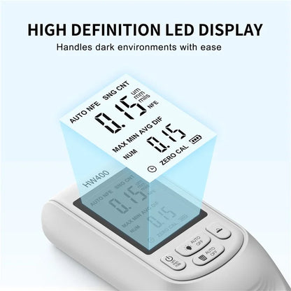 HW400 Automobile Thickness Gauge Car Paint Tester Thickness Coating Measuring Tool