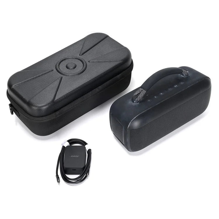 For Bose Soundlink Max Storage Bag Hard EVA Bluetooth Speaker Carrying Case with Shoulder Strap