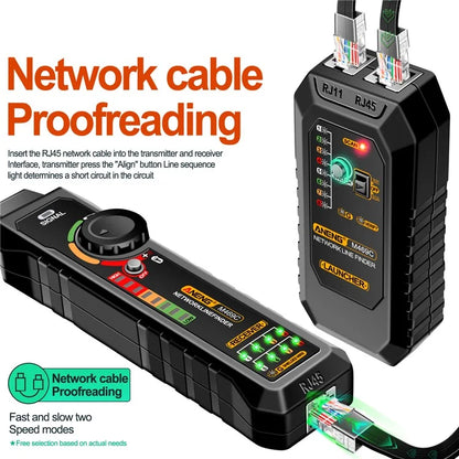 ANENG M469C Network Cable Tester Network Ethernet Wire Tracker Cable Finder