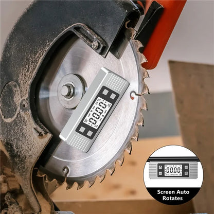 JD11 Digital Level Box Angle Finder Magnetic Bevel Gauge Carpentry Car Repairing Inclinometer