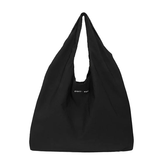 Student Underarm Bag Large Cloth Shoulder Bag Daypack Purse Handbag