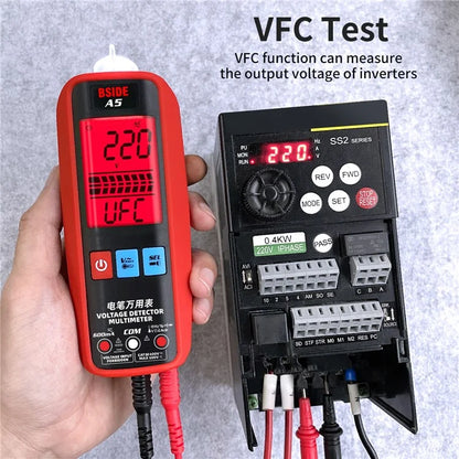 BSIDE A5 Smart Digital Multimeter Profesional AC DC Current VFC NCV Live Wire Ohm Diode Voltage Detector Meter