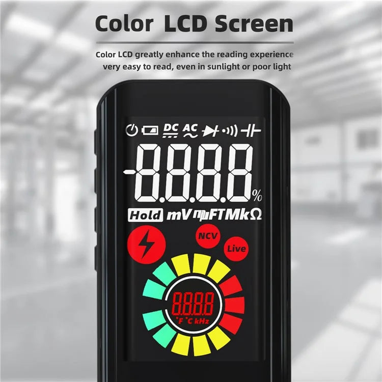 BSIDE A10 Digital Smart Multimeter NCV Voltmeter AC / DC Voltage Resistance Capacitance Measurer