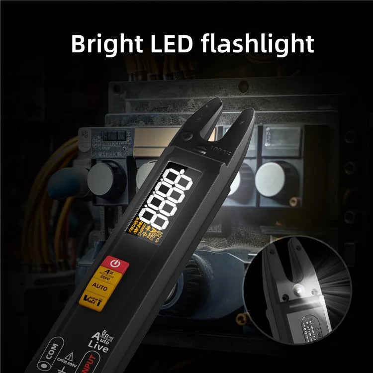 BSIDE U0 Digital Clamp Meter Fork DC AC Smart Ammeter T-RMS Current Auto Multimeter Voltage Ohm Electrical Tester