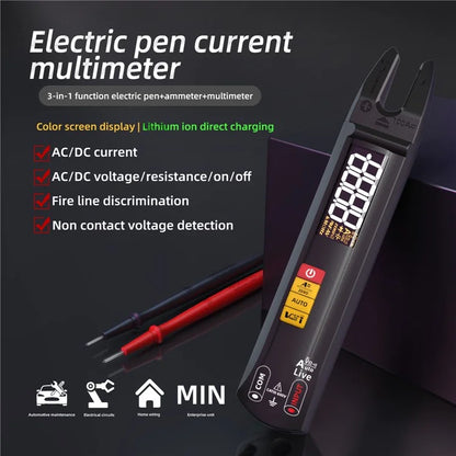 BSIDE U0 Digital Clamp Meter Fork DC AC Smart Ammeter T-RMS Current Auto Multimeter Voltage Ohm Electrical Tester