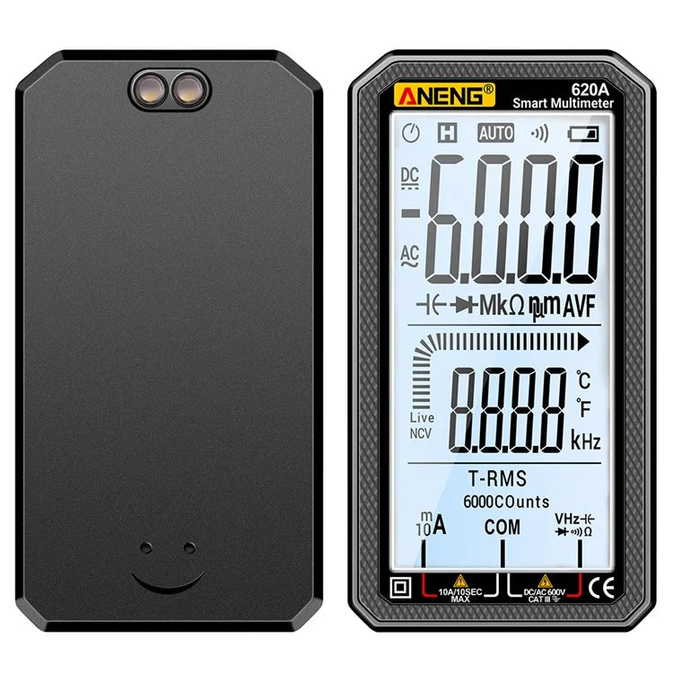 ANENG 620A Large Screen Digital Multimeter Voltage Current Resistance Tester