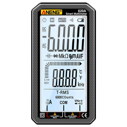 ANENG 620A Large Screen Digital Multimeter Voltage Current Resistance Tester