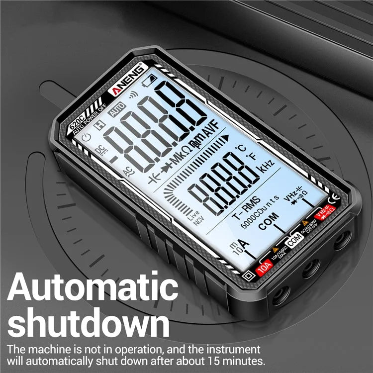 ANENG 620C Large Screen Digital Multimeter Rechargeable Voltage Current Resistance Tester
