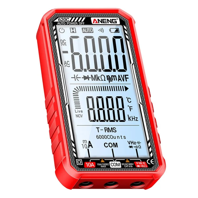 ANENG 620C Large Screen Digital Multimeter Rechargeable Voltage Current Resistance Tester