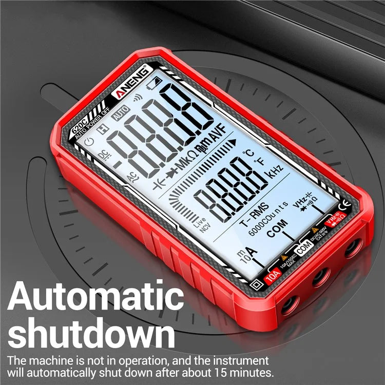 ANENG 620C Large Screen Digital Multimeter Rechargeable Voltage Current Resistance Tester